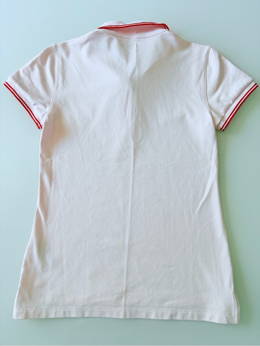Tory Sport Pink Polo with Red Heart Accent Sz XS - Picture 9 of 9